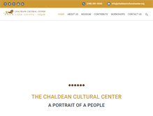 Tablet Screenshot of chaldeanculturalcenter.org